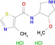 n-((4s)-4-Methoxypyrrolidin-3-yl)-4-methylthiazole-5-carboxamide dihydrochloride