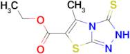 Ethyl 5-methyl-3-thioxo-2,3-dihydrothiazolo[2,3-c][1,2,4]triazole-6-carboxylate