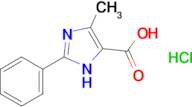 4-methyl-2-phenyl-1H-imidazole-5-carboxylic acid hydrochloride