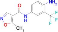 n-(4-Amino-3-(trifluoromethyl)phenyl)-5-methylisoxazole-4-carboxamide