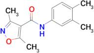 n-(3,4-Dimethylphenyl)-3,5-dimethylisoxazole-4-carboxamide