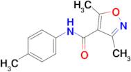 3,5-Dimethyl-N-(p-tolyl)isoxazole-4-carboxamide