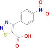 4-(4-Nitrophenyl)-1,2,3-thiadiazole-5-carboxylic acid