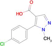 5-(4-Chlorophenyl)-1-methyl-1h-pyrazole-4-carboxylic acid