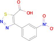 4-(3-Nitrophenyl)-1,2,3-thiadiazole-5-carboxylic acid