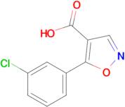 5-(3-Chlorophenyl)isoxazole-4-carboxylic acid