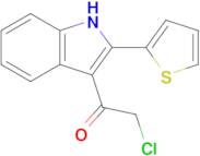 2-Chloro-1-(2-(thiophen-2-yl)-1h-indol-3-yl)ethan-1-one