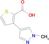 3-(1-Methyl-1h-pyrazol-4-yl)thiophene-2-carboxylic acid