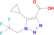 5-Cyclopropyl-1-(2,2,2-trifluoroethyl)-1h-1,2,3-triazole-4-carboxylic acid