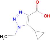 5-Cyclopropyl-1-ethyl-1h-1,2,3-triazole-4-carboxylic acid