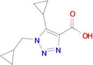 5-Cyclopropyl-1-(cyclopropylmethyl)-1h-1,2,3-triazole-4-carboxylic acid