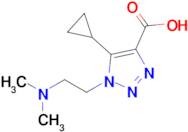 5-Cyclopropyl-1-(2-(dimethylamino)ethyl)-1h-1,2,3-triazole-4-carboxylic acid