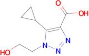 5-Cyclopropyl-1-(2-hydroxyethyl)-1h-1,2,3-triazole-4-carboxylic acid