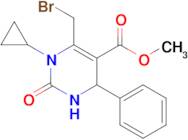 Methyl 6-(bromomethyl)-1-cyclopropyl-2-oxo-4-phenyl-1,2,3,4-tetrahydropyrimidine-5-carboxylate