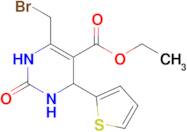 Ethyl 6-(bromomethyl)-2-oxo-4-(thiophen-2-yl)-1,2,3,4-tetrahydropyrimidine-5-carboxylate