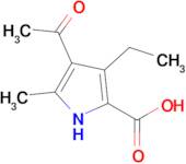 4-Acetyl-3-ethyl-5-methyl-1h-pyrrole-2-carboxylic acid