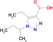 1-(Sec-butyl)-5-ethyl-1h-1,2,3-triazole-4-carboxylic acid