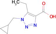 1-(Cyclopropylmethyl)-5-ethyl-1h-1,2,3-triazole-4-carboxylic acid