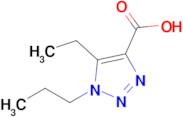 5-Ethyl-1-propyl-1h-1,2,3-triazole-4-carboxylic acid