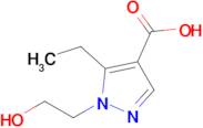 5-Ethyl-1-(2-hydroxyethyl)-1h-pyrazole-4-carboxylic acid