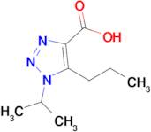 1-Isopropyl-5-propyl-1h-1,2,3-triazole-4-carboxylic acid