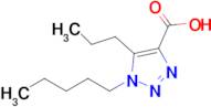 1-Pentyl-5-propyl-1h-1,2,3-triazole-4-carboxylic acid