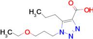 1-(3-Ethoxypropyl)-5-propyl-1h-1,2,3-triazole-4-carboxylic acid