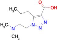 1-(2-(Dimethylamino)ethyl)-5-propyl-1h-1,2,3-triazole-4-carboxylic acid