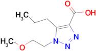 1-(2-Methoxyethyl)-5-propyl-1h-1,2,3-triazole-4-carboxylic acid