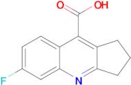 6-Fluoro-2,3-dihydro-1h-cyclopenta[b]quinoline-9-carboxylic acid