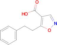 5-Phenethylisoxazole-4-carboxylic acid