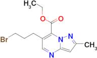 Ethyl 6-(3-bromopropyl)-2-methylpyrazolo[1,5-a]pyrimidine-7-carboxylate