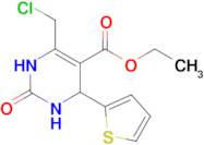 Ethyl 6-(chloromethyl)-2-oxo-4-(thiophen-2-yl)-1,2,3,4-tetrahydropyrimidine-5-carboxylate