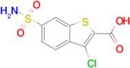 3-Chloro-6-sulfamoylbenzo[b]thiophene-2-carboxylic acid