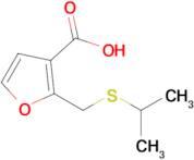 2-((Isopropylthio)methyl)furan-3-carboxylic acid