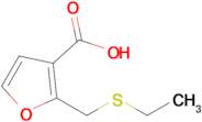 2-((Ethylthio)methyl)furan-3-carboxylic acid