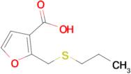 2-((Propylthio)methyl)furan-3-carboxylic acid