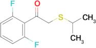 1-(2,6-Difluorophenyl)-2-(isopropylthio)ethan-1-one