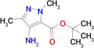 Tert-butyl 4-amino-1,3-dimethyl-1h-pyrazole-5-carboxylate