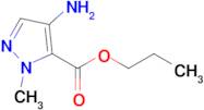 Propyl 4-amino-1-methyl-1h-pyrazole-5-carboxylate