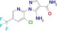 5-Amino-1-(3-chloro-5-(trifluoromethyl)pyridin-2-yl)-1h-pyrazole-4-carboxamide