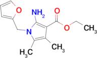 Ethyl 2-amino-1-(furan-2-ylmethyl)-4,5-dimethyl-1h-pyrrole-3-carboxylate