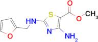 Methyl 4-amino-2-((furan-2-ylmethyl)amino)thiazole-5-carboxylate