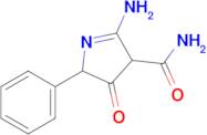 5-amino-3-oxo-2-phenyl-3,4-dihydro-2H-pyrrole-4-carboxamide