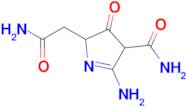 5-amino-2-(carbamoylmethyl)-3-oxo-3,4-dihydro-2H-pyrrole-4-carboxamide