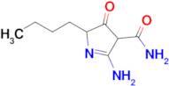 5-amino-2-butyl-3-oxo-3,4-dihydro-2H-pyrrole-4-carboxamide