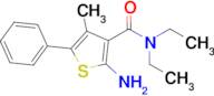 2-Amino-N,N-diethyl-4-methyl-5-phenylthiophene-3-carboxamide