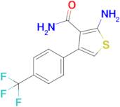 2-Amino-4-(4-(trifluoromethyl)phenyl)thiophene-3-carboxamide