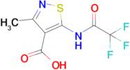 3-Methyl-5-(2,2,2-trifluoroacetamido)isothiazole-4-carboxylic acid