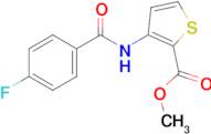 Methyl 3-(4-fluorobenzamido)thiophene-2-carboxylate